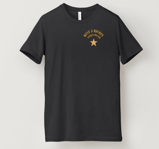 Rust 2 Riche$ Streetwear – "Custom Bagger Motorcycle Graphic Tee"