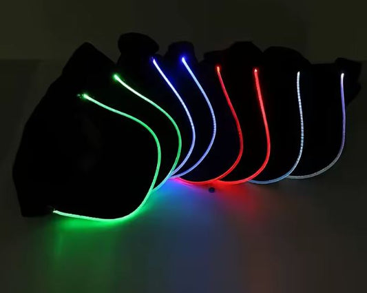 Rust 2 Riche$ Streetwear - "Fiber Optics Cap – Black"